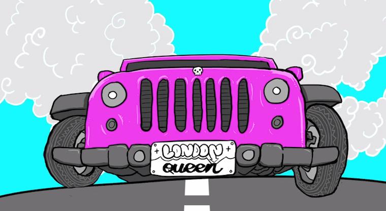 Charlie XCX 'London Queen - Lyric Video' by Sophia Ray/Nice & Polite Team