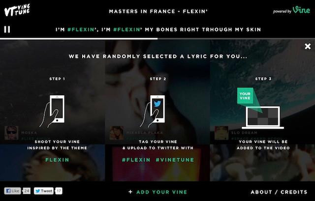 Master in France 'Flexin' on Vinetune (by Peter Browse, Joe Koprowski and Caleb Al-Jorani)