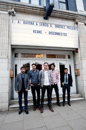 Keane screen Bayona and Sanchez-directed video for Disconnected in London