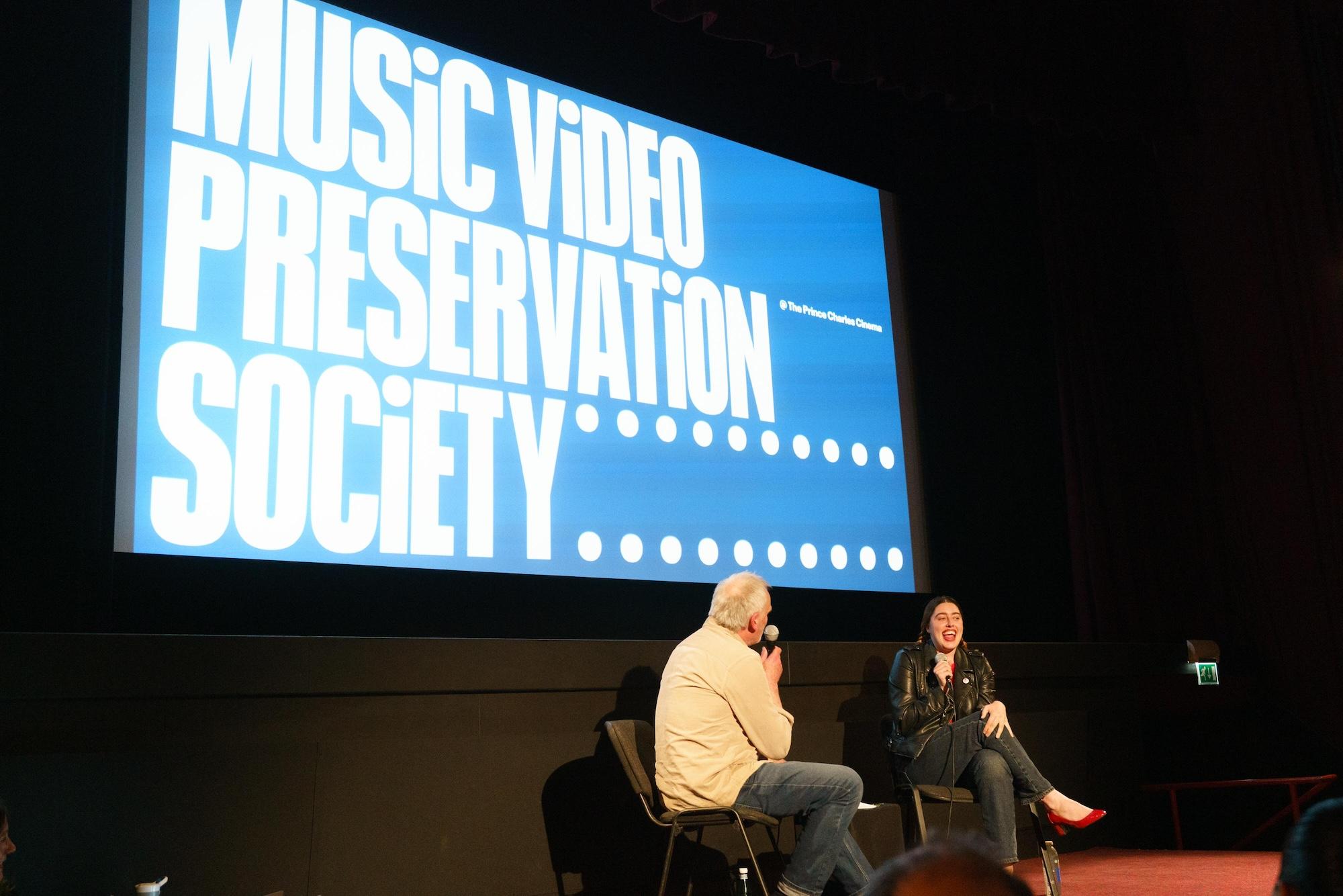 Luna Carmoon stars at first Music Video Preservation Society show at Prince Charles Cinema 