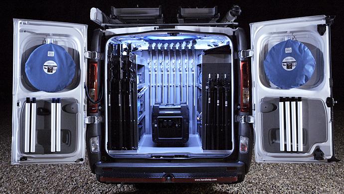 Pod Hire - equipment rental solution for smaller shoots in one compact vehicle