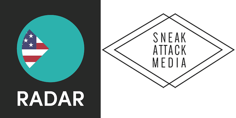 Radar team with Sneak Attack Media to launch in North America