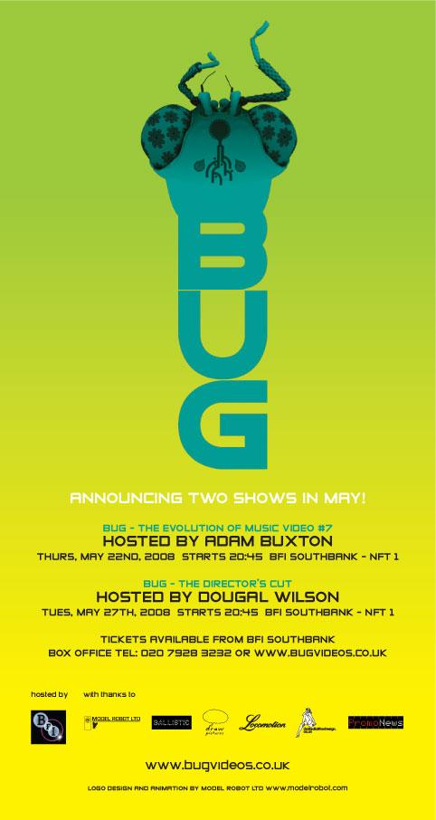 BUG 07 last week - and tonight with Dougal Wilson 