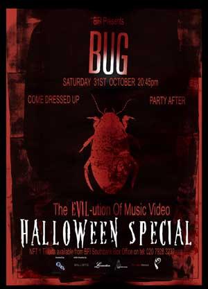 BUG Horror special at Halloween: The Evil-ution of Music Video, plus party