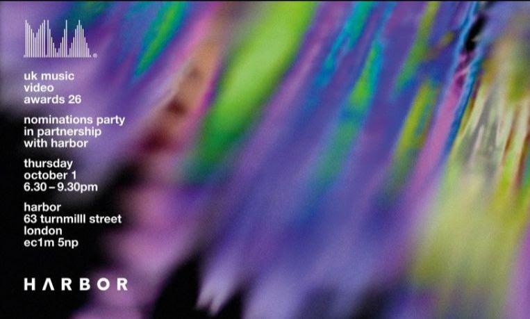 UK Music Video Awards 2026: nominations to be announced on October 1st