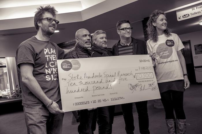 Barry Wasserman 'Wrap' party raises £10,500 for Stoke Mandeville Spinal Research